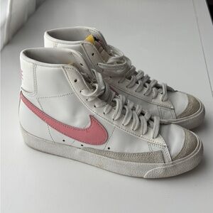 Nike White and Pink Blazers